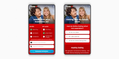 Dating-App der Dating-Plattform Parship