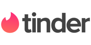 Die Tinder logo.