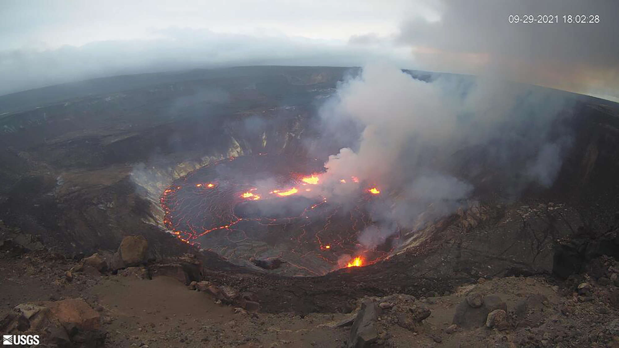 Is Hawaii threatened with a major volcanic eruption like on Palma?